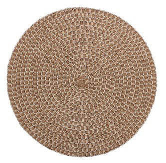 Prostírání kulaté DOLORITA hnědá O 38 cm Mybesthome