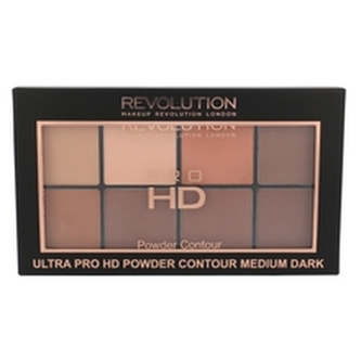 Makeup Revolution London Ultra Pro HD Pudr Powder Contour Palette 20 g Medium Dark pro ženy