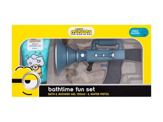Minions Bathtime sprchový gel 150 ml + vodní pistole