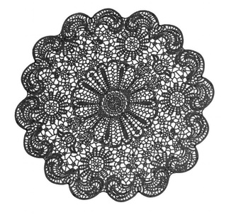 Prostírání VITTA černá O 38 cm Mybesthome