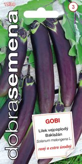 Dobrá semena Lilek vejcoplodý - Gobi 40s