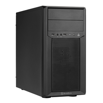 SilverStone FARA 313, Compact Micro-ATX, černá
