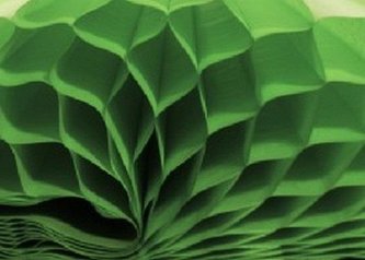 Bibuła przestrzenna zielona 23x33cm