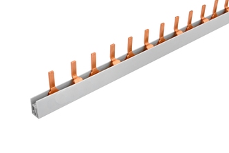 Prop. lišta S-2L-210/16, kolík (jazýček), 2pól., 80A, rozteč 17,8mm