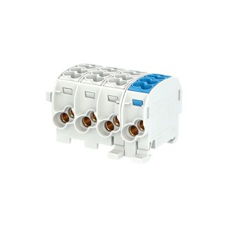 Svorkovnice rozbočovací HLAK 25//4 C 3LN, 152A, 4pól., CU, IP20, 3xŠ/M, na DIN