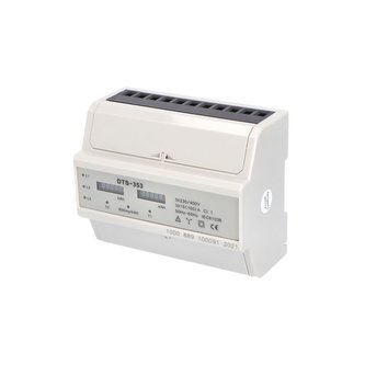 Elektroměr DTS 353-M 100A, 7mod., mechanický číselník, 3-fáz., 2-tar., podružný