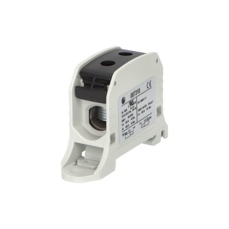 Svorka univerzální RKA 50 L S, 150A, 1pól., AL/CU, černá, na DIN/na panel