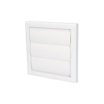 VENTS MV 100 VJ plastová gravitační žaluzie s nástavcem 154x154