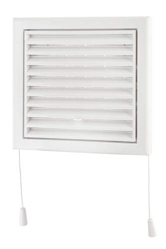 Mřížka VENTS MV 100 VRs 154x154mm s regulací a nástavcem