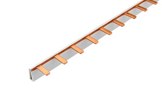 Prop. lišta S-1L-1000/10 ISO, kolík (jazýček), 1pól., 63A, rozteč 17,8mm