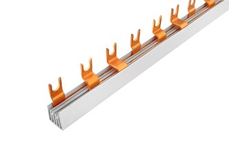 Prop. lišta G-3L-27-1000/16, vidlička, 3pól., 80A, rozteč 27mm