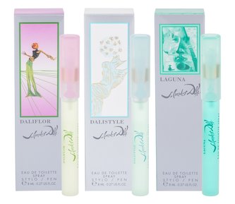 Salvador Dali Mini Set 1 toaletní voda Dalistyle 8 ml + toaletní voda Laguna 8 ml + toaletní voda Daliflor 8 ml