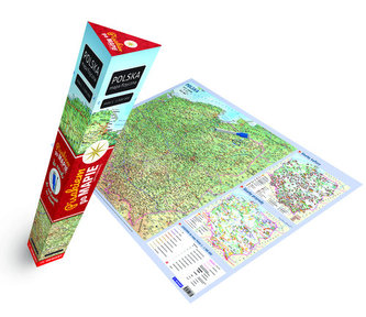 Polska mapa fizyczna PLAKAT Polska mapa fizyczna PLAKAT