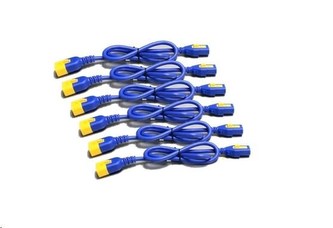 APC Power Cord Kit (6 ea), Locking, C13 TO C14, 0.6m, Blue APC Power Cord Kit (6 ea), Locking, C13 TO C14, 0.6m, Blue