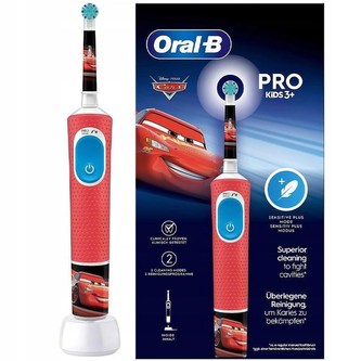 Oral-B Vitality Pro 103 Kids Cars elektrický zubní kartáček, oscilační, 2 režimy, časovač