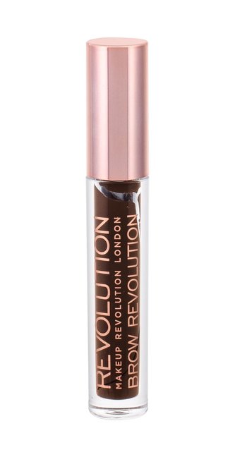 Makeup Revolution London Brow Revolution Gel a pomáda na obočí 3,8 g Dark Brunette pro ženy