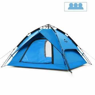 Naturehike rychlostavitelný automatický stan 3600g modrý - 3 osoby Naturehike rychlostavitelný automatický stan 3600g modrý - 3 osoby