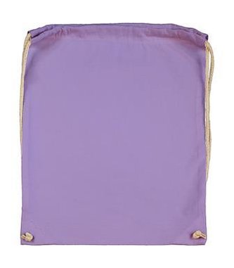 Batoh bavlněný, 140 g/m2, 37 x 48cm, sv. fialový levandulový (Lavender)