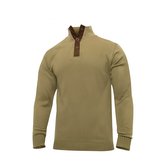 Svetr 3 knoflíky KHAKI vel.XL