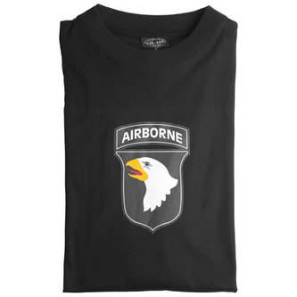 Triko krátký rukáv se znakem 101 AIRBORNE ČERNÉ vel.L