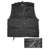 Vesta JAGD se síťkou na lov nebo rybaření ČERNÁ vel.3XL