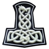 Nášivka Thórovo kladivo DRAGON svítící GLOW IN THE DARK