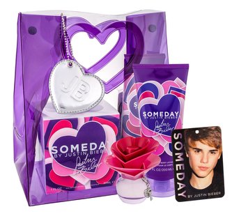Justin Bieber Someday parfémovaná voda 30 ml + tělové mléko 200 ml + osvěžovač místnosti