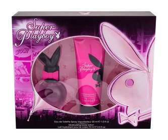 Playboy Super Playboy For Her toaletní voda 30 ml + tělové mléko 75 ml