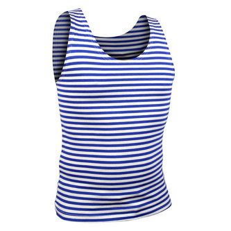 Tílko MARINE proužkované SVĚTLE MODRÉ vel.XS / 48