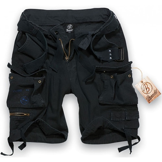 Kraťasy s opaskem SAVAGE vintage ČERNÉ vel.M