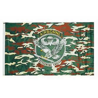 Vlajka motiv US AIRBORNE MASKOVANÁ
