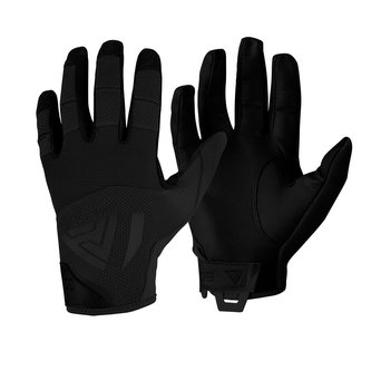 Rukavice HARD GLOVES kožené ČERNÉ vel.M