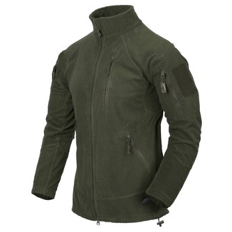 Mikina funkční fleece ALPHA TACTICAL ZELENÁ vel.L