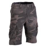Kraťasy VINTAGE bavlněné předeprané DARK CAMO vel.XXL