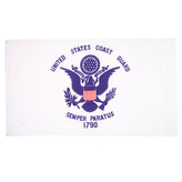Vlajka pobřežní stráže U.S. COAST GUARD 1790 BÍLÁ
