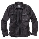 Košile RAW VINTAGE s dlouhým rukávem ČERNÁ vel.M