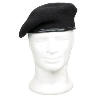 Baret BW vlněný ČERNÝ vel.57