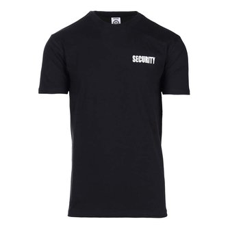 Triko krátký rukáv 2 nápisy 'SECURITY' ČERNÉ vel.4XL