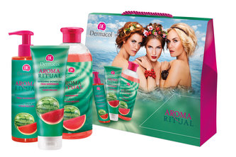 Dermacol Aroma Ritual pěna do koupele 500 ml + sprchový gel 250 ml + tekuté mýdlo 250 ml