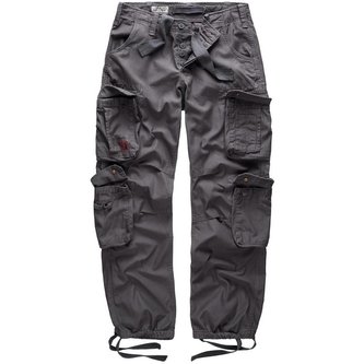 Kalhoty AIRBORNE VINTAGE ANTHRAZIT ŠEDÉ vel.XL