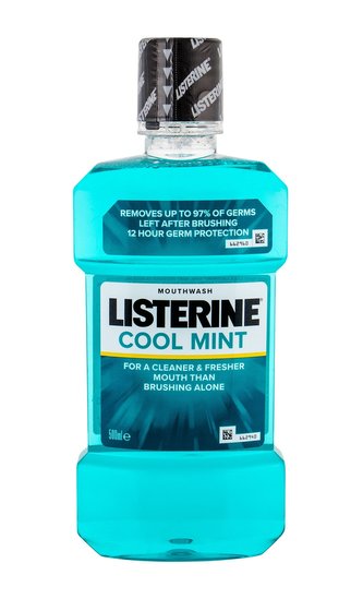 Listerine Mouthwash Ústní voda Cool Mint 500 ml unisex