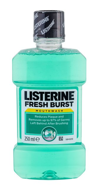 Listerine Mouthwash Ústní voda Fresh Burst 250 ml unisex