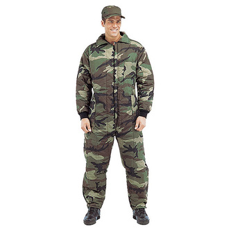 Kombinéza zateplená prošívaná WOODLAND vel.3XL