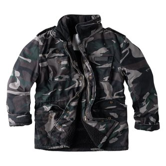 Bunda PARATROOPER Vintage zimní BLACK CAMO vel.L
