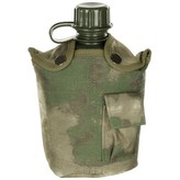 Láhev polní US nylonový potah 1L HDT-camo FG