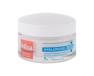 Mixa Hyalurogel Denní pleťový krém Light 50 ml pro ženy