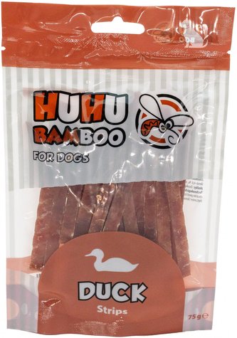 VO Huhubamboo kachní proužky 75g