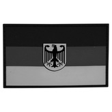 Nášivka vlajka NĚMECKO s orlicí plast ŠEDÁ velcro