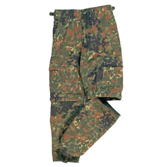 Kalhoty dětské US BDU ZIP-OFF FLECKTARN vel.S / 128