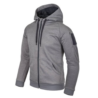 Mikina URBAN TACTICAL HOODIE ŠEDÁ MELANŽ vel.M